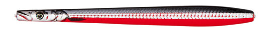 Savage Gear LINE THRU SANDEEL NAIL 11CM 20G BLACK RED