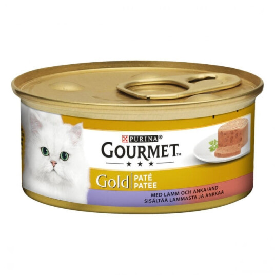 Gourmet Gold Kattemat Lam & And 85 g Våtfôr Paté