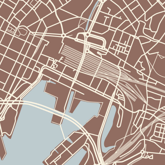 Oslo Kart av Illux