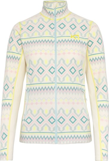 Kari Traa Thalena Fleecetrøye Dame Beige/Gul XL