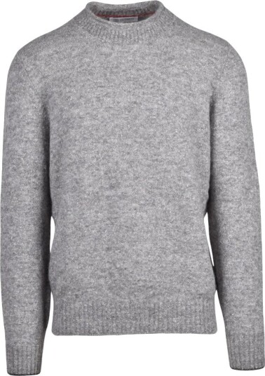 Brunello Cucinelli Herre Strikkevarer Grå 2XL,