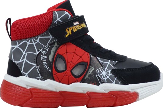 Marvel Spider Man Blinkende Mid Sneakers Svart 25