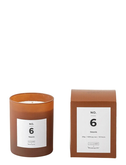 Bloomingville No.6-Sequoia Scent Candle - Brown - H10CM Bloomingville No.6-Sequoia Scent Candle - Brown - H10CM