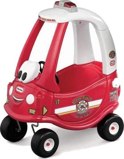 Little Tikes Rød Coupe Gå-Brannbil Little Tikes Kjøretøy 172502 Little Tikes Rød Coupe Gå-Brannbil Little Tikes Kjøretøy 172502