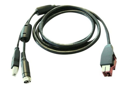 HP Strømforsynt USB-kabel for Engage One RP9 G1 svart Mobillader HP Strømforsynt USB-kabel for Engage One RP9 G1 svart Mobillader