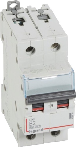 Legrand DX³ MCB automatsikring B2 2P 2M 10/16kA
