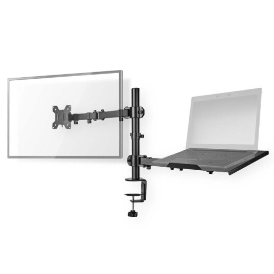 Nedis Desk Monitor Mount for 15-32" Skjermer - Skrivebordsmontering, Svart
