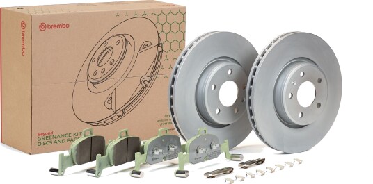 Bremseskiver og -klosser BREMBO KT 10 063