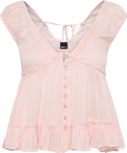 Gina Tricot Peplum Top Pink S