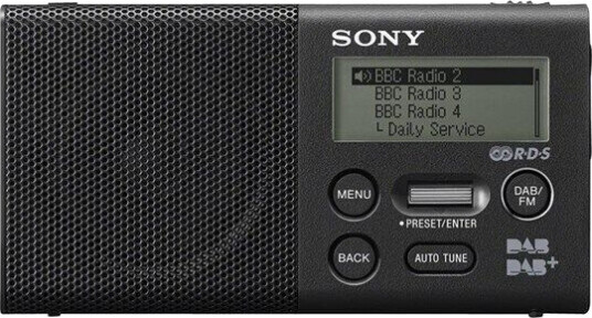 Sony XDR P1DBP DAB/DAB+/FM Mono Svart Sony XDR P1DBP DAB/DAB+/FM Mono Svart