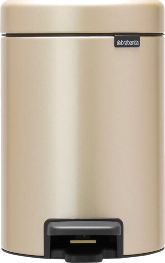 Brabantia New Icon pedalbøtte plastinnerbøtte 3 liter Champagne