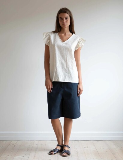 STUDIO FEDER Sylvia Shorts Navy M STUDIO FEDER Sylvia Shorts Navy M
