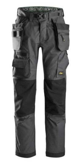 Snickers Workwear 6923 FlexiWork Gulvleggerbukse grå C52