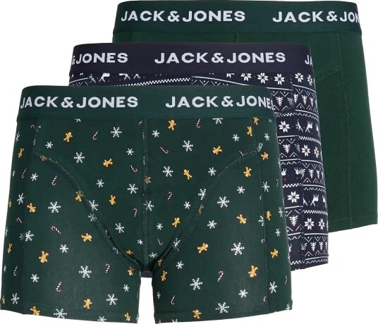 Jack & Jones Jacxmas Gingerbread Trunks 3 Pack SKY CAPTAIN M