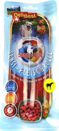 Delibest Sensi Kjøttrull Hest 6 X 400 G Delibest Sensi Kjøttrull Hest 6 X 400 G
