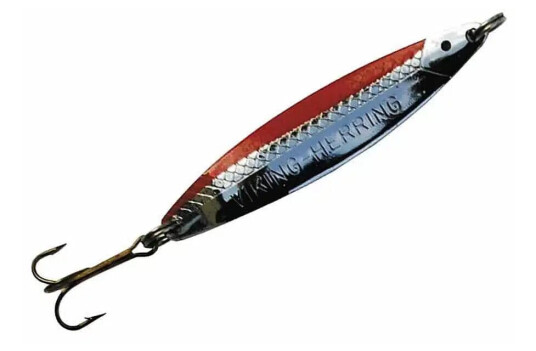 Wiggler Viking Herring - Sølv/rød - 28g Wiggler Viking Herring - Sølv/rød - 28g