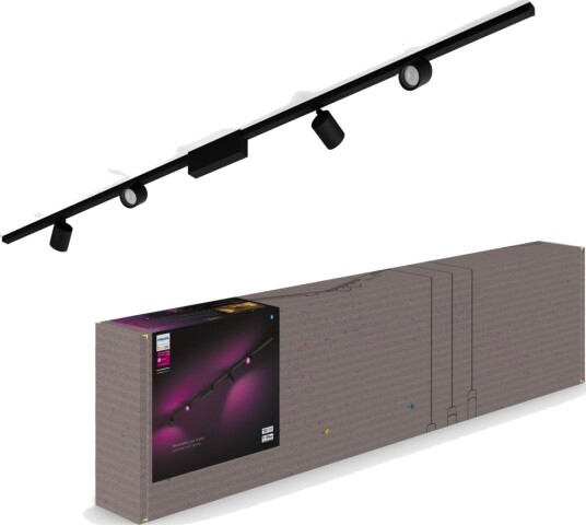 Philips Hue Perifo taklys basekit (4 spots) (sort) Philips Hue Perifo taklys basekit (4 spots) (sort)