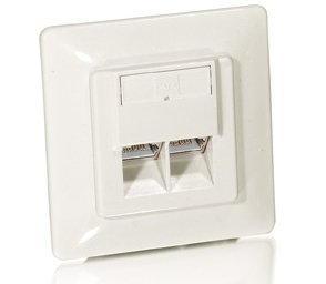 Utstyr 125721 Rj-45 5E Hvid Plast 80 Mm 39 Mm