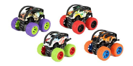 Toi-Toys Cars & Trucks Friction Monster Truck Flip Over