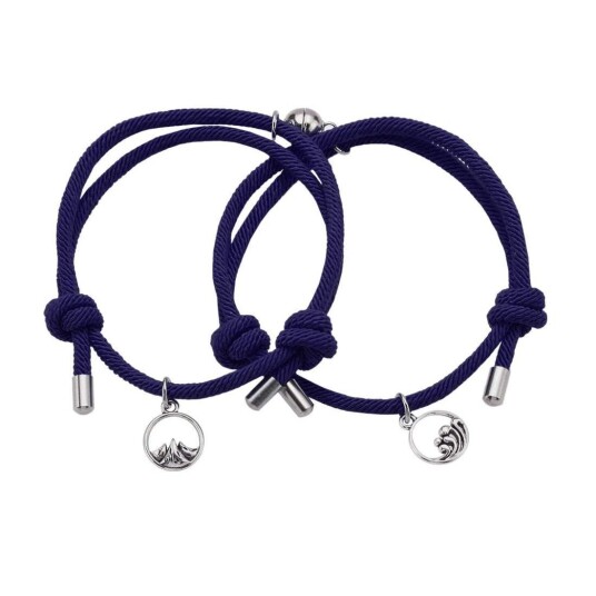 Pararmbånd med Magnet - Blå Pararmbånd med Magnet - Blå