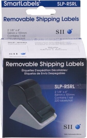 Seiko Group Seiko Fraktetiketter Hvit 54X101mm 220 Etiketter/1 Rull Selvklebende SLP-RSRL