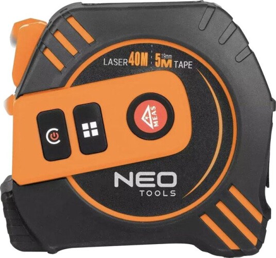 NEO Tools Laseravstandsmåler 67-100 Med Uttrekkbart Målebånd 40 m