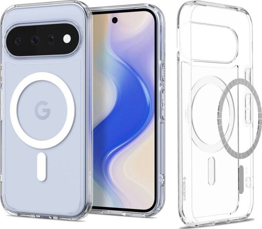 Spigen Ultra Hybrid MagSafe Mobildeksel til Google Pixel 11 – Gjennomsiktig Hvit