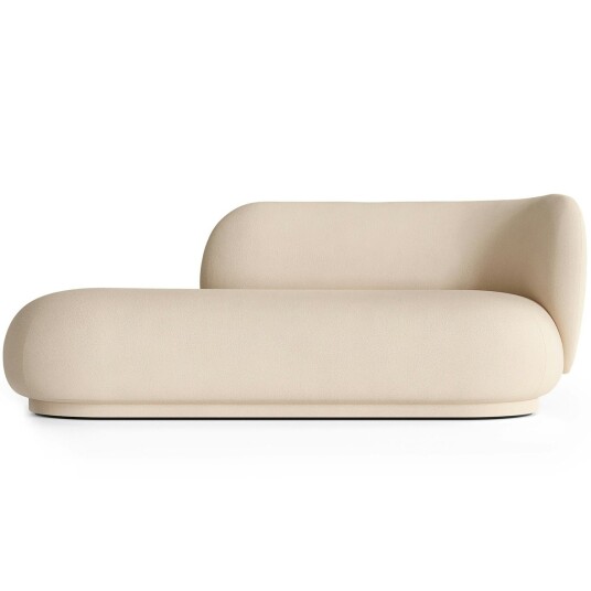 Ferm Living Rico Brushed Divan Høyre Off white Ferm Living Rico Brushed Divan Høyre Off white