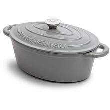 Orrefors Jernverk Støpejernsgryte 3.5L Light Grey
