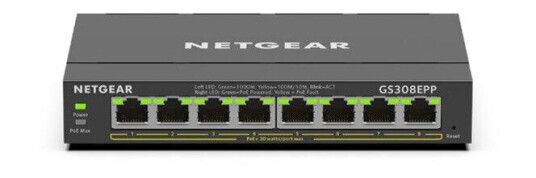 Netgear GS308EPP-100PES 8-Port PoE+ Gigabit Ethernet Plus Switch (123W) (0606449153095) Netgear GS308EPP-100PES 8-Port PoE+ Gigabit Ethernet Plus Switch (123W) (0606449153095)