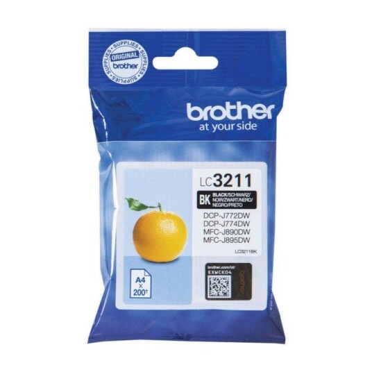 Brother LC3211BK Blekkpatron - Svart Brother LC3211BK Blekkpatron - Svart