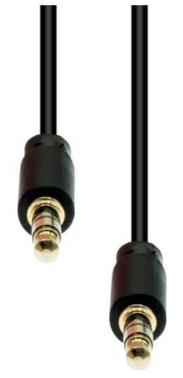 ProXtend Mini-Jack 4-Pin Slim Cable M-M Black 1.5M