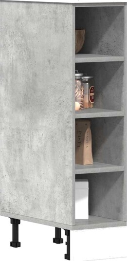 Bunnskap betonggrå 20x44,5x81,5 cm konstruert tre 8721158425331