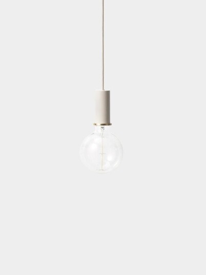 Ferm Living Socket takpendel lav - grå