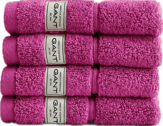 GANT Premium Towel 30X30 4 Pack Purple 30X30