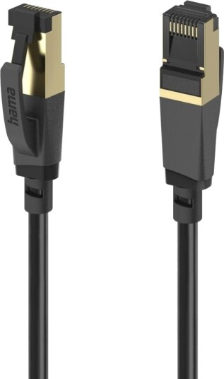 Hama 00202000 0,5 M Cat8 S/Ftp S Stp Rj 45 Rj 45 Sort