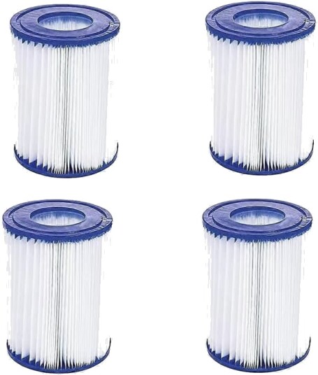 Bassengfilter Type 2 Egnet For Bestway 58094   Bassengfilterpatron Enkel Å Installere 4 Stykker
