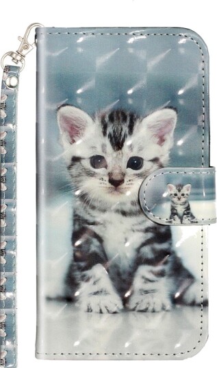 Trolsk Lommebokdeksel Liten Kattunge (iPhone SE3/SE2/8/7)