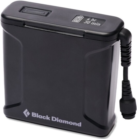 Black Diamond Hodelyktbatteri Megawatt Black
