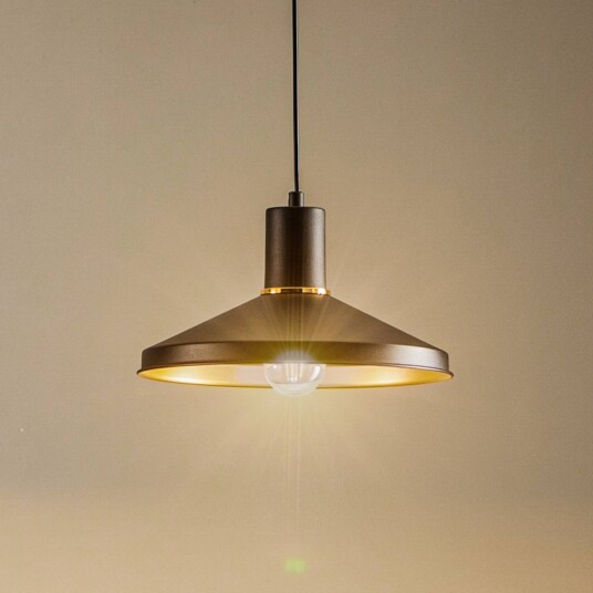Avonni Hengelampe AV-4106-M24-BSY av metall svart