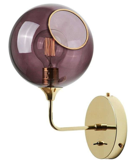 Design By Us Ballroom The Wall Vegglampe 37cm Purple