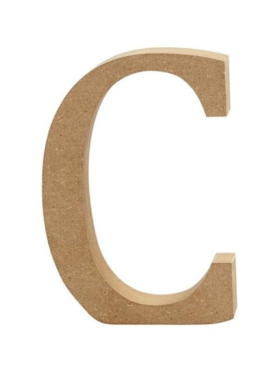 Creativ Company Letter C MDF 8cm 1pc. Creativ Company Letter C MDF 8cm 1pc.