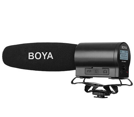 Boya BY-DMR7 Supercardioid Shotgun Kameramikrofon med 3,5 mm Jackplugg Boya BY-DMR7 Supercardioid Shotgun Kameramikrofon med 3,5 mm Jackplugg