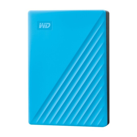 WD My Passport Ekstern Harddisk 4 TB med Kryptering - Blå