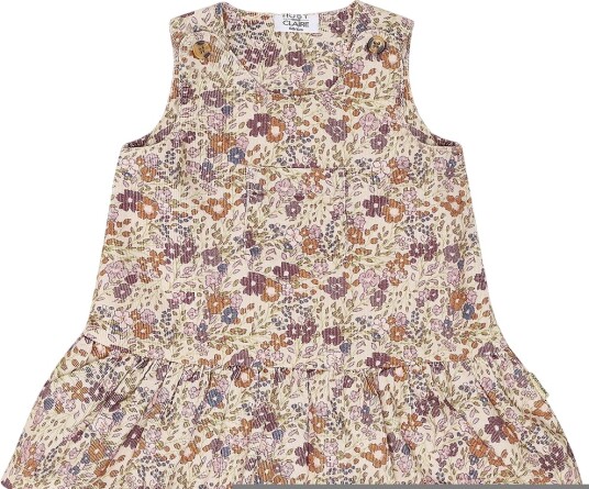 Hust and Claire Kjole   HCKis   Fransk Oak   Hust and Claire   74   Kjole Beige Brun Grønn Rosa