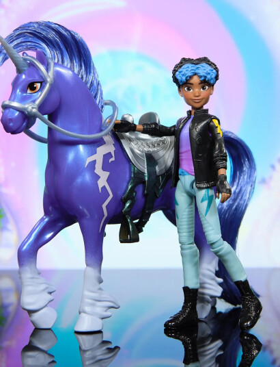Unicorn Academy Unicorn Academy Dukke & Enhjørning V2 Rory & Storm Purple One Size