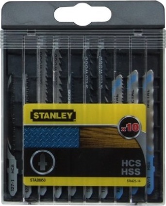 Stanley Sta28050-Xj, Stikksagblad, Metall, Tre, Høy-Hastighets Stål (Hhs), 10 Stykker, Blister