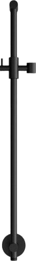 Scandtap Harmonized dusjstang, semi-matt sort Black 700 mm Scandtap Harmonized dusjstang, semi-matt sort Black 700 mm