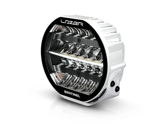 Lazer Sentinel 9" Highline Hvit med varsellys