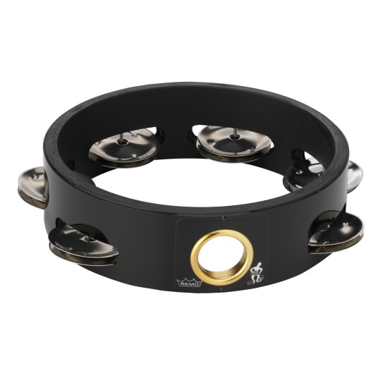 Remo Ta-6106-70- Headless Tambourine Quadura Svart, 6" Remo Ta-6106-70- Headless Tambourine Quadura Svart, 6"